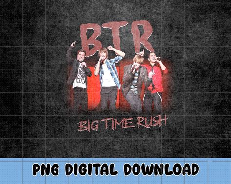 Big Time Rush PNG, Big Time Rush Merch Tour Png, Pop Music Png File ...