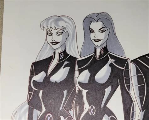 ORIGINAL COMIC ART Commission Movie X-Men Animated Style Marvel 20th Century Fox £60.49 ...