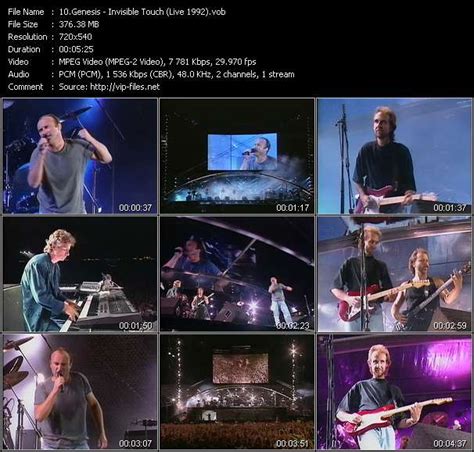 Genesis Videos. Download Genesis Music Video Invisible Touch (Live 1992)