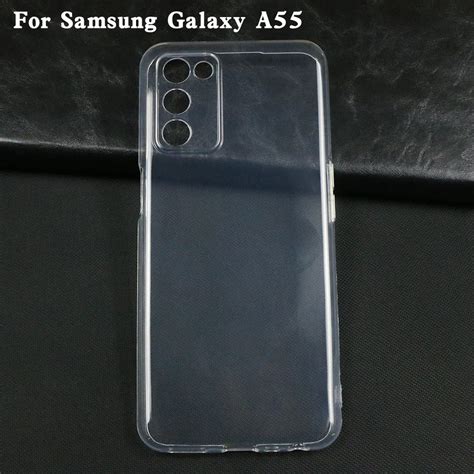 Clear Phone Case For Samsung Galaxy A55 Case Silicone Soft Cover For ...