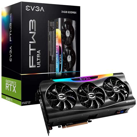 EVGA GeForce RTX 3090 Ti FTW3 Ultra Gaming, 24G-P5-4985-KR, 24GB GDDR6X ...