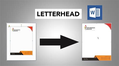 How To Insert A Letterhead Template In Word - Design Talk