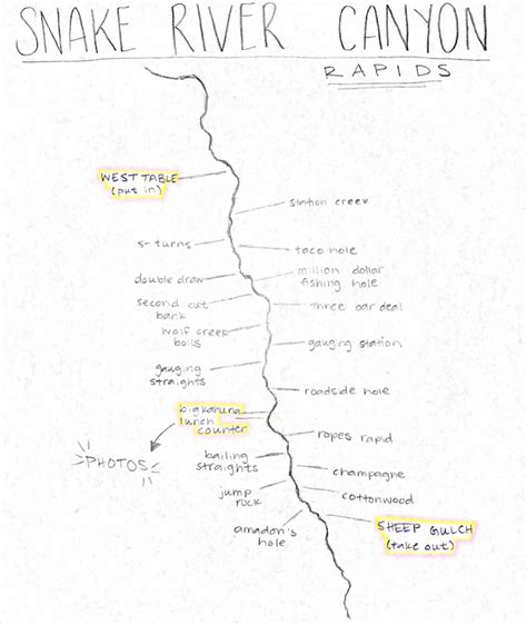 Snake River Map | JHWW