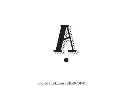 Black White Alphabet Letter Logo Icon Stock Vector (Royalty Free) 2106970190 | Shutterstock