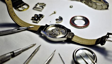 Mechanical Watch Repair, Watch Repairing Stock Photo - Image of inside, clockworks: 169392734