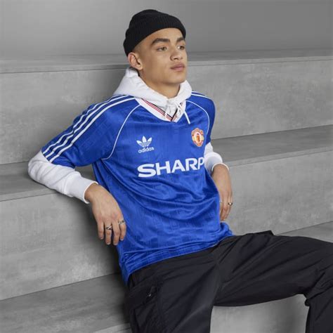 adidas Manchester United OG 1988-90 Third Jersey - Blue | Free Shipping ...