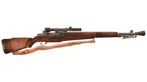 U.S. Springfield M1C Garand Sniper Rifle with M82 Scope | Rock Island Auction