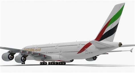 3D model Airbus A380-1000 Emirates | 3D Molier International