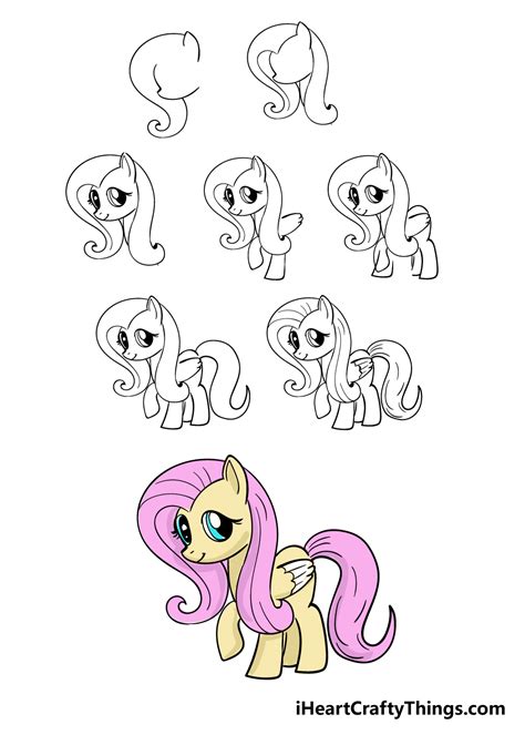 My Little Pony Drawing - How To Draw My Little Pony Step By Step