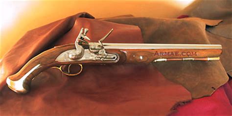 MQ124 English Flintlock Dragoon Pistol, non firing replica