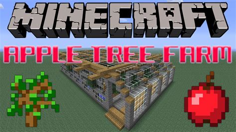 Apple Tree Farm Tutorial Minecraft Project