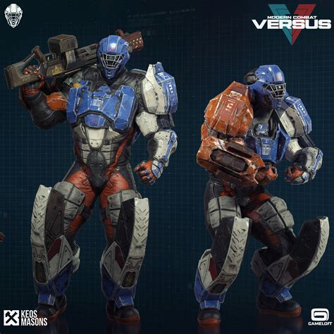 ArtStation - Modern Combat Versus New Character - Gameloft, KEOS MASONS - Marco Plouffe | Combat ...