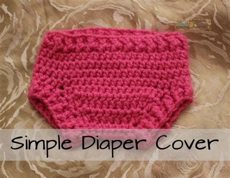 Simple Diaper Cover | Crochet, Crochet baby, Diaper cover pattern