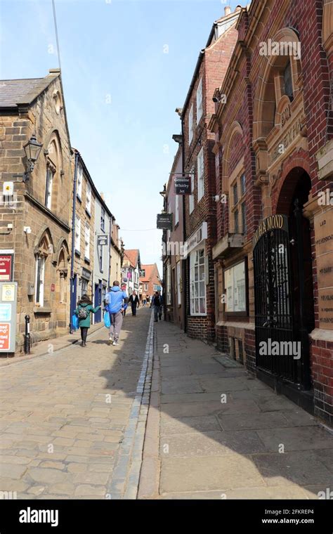 Whitby Town Centre Stock Photo - Alamy