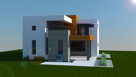 Minecraft House With Concrete / In this minecraft house ideas, the house is big and wide ...