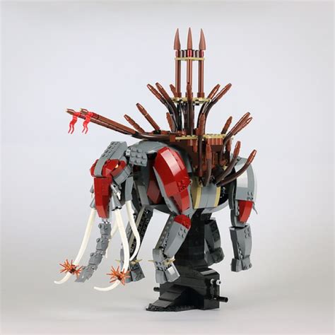 Oliphaunt from Lord of the Rings comes to life in kinetic LEGO sculpture | The Brothers Brick ...