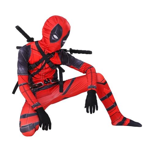 Authentic Deadpool Costume | Boys Deadpool Costume Halloween Costume