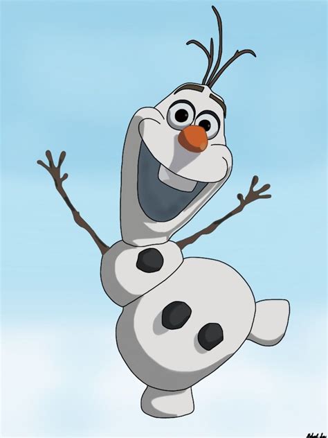 Frozen Fan Art: Olaf | Disney olaf, Disney drawings, Olaf the snowman