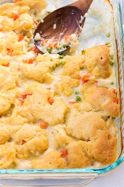 Easy Oven-Baked Chicken and Dumplings Casserole - Margin Making Mom®