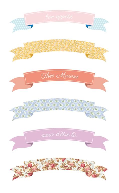 Printable Cake Topper Banner Template - Printable Templates Free