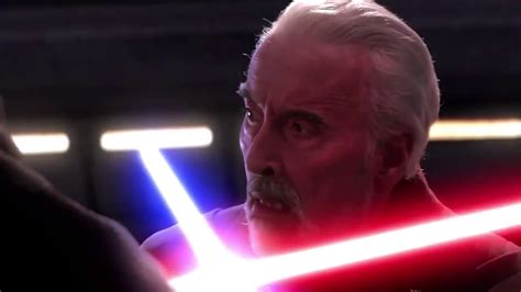 Count Dooku Death Scene | Star Wars: Episode III - Revenge of the Sith - YouTube