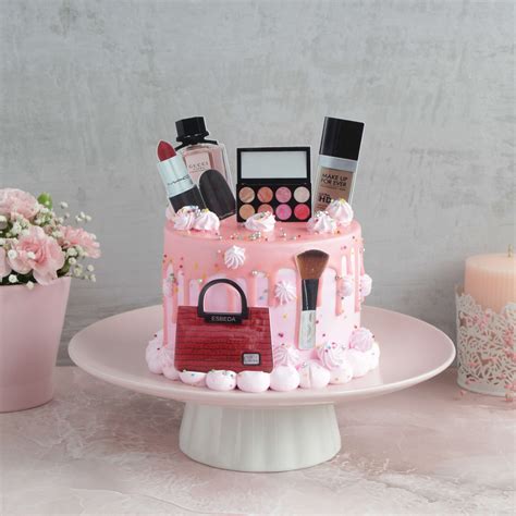 Overloaded MakeUp Topper Cake - Ovenfresh