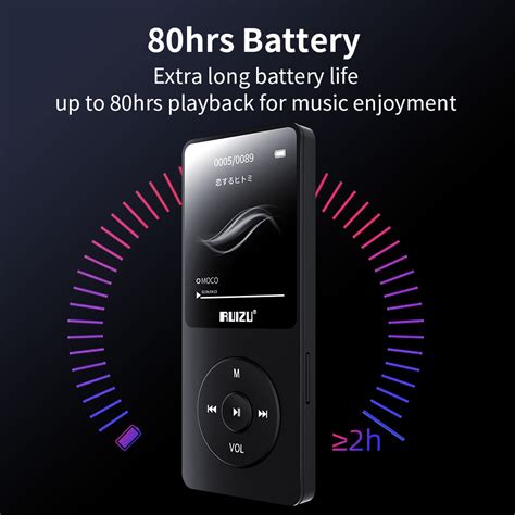 X02-RUIZU-MP3 Player, Sports MP3 Player, Bluetooth MP3 Player, Clip-on MP3 Player, Voice record ...