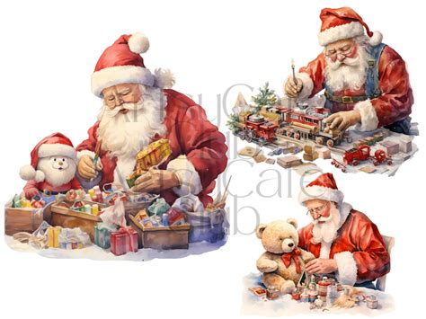 10 Santa's Workshop PNG Clipart, Transparent Background, Christmas ...