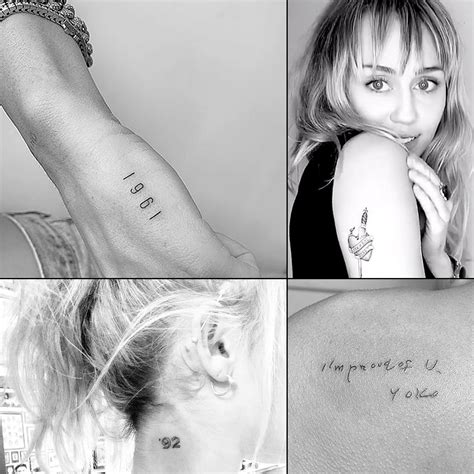 Miley Cyrus Tattoos Since Split With Liam Hemsworth