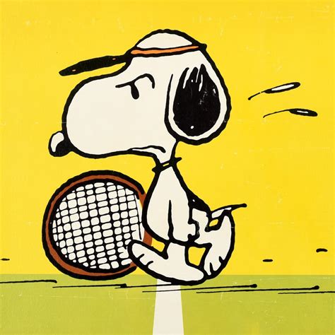 Original Vintage Poster Snoopy Tennis Win Lose Charles M Schulz Peanuts Cartoon For Sale at 1stDibs