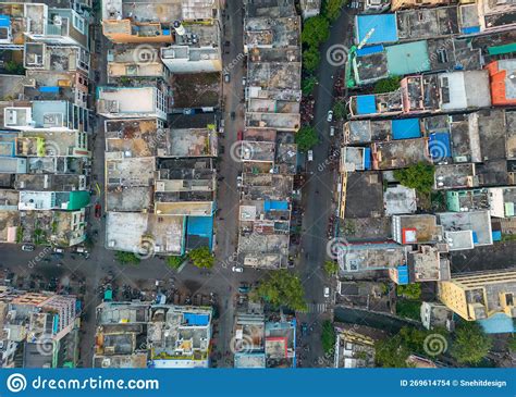 Aerial View of Vijayawada City is a Second Largest City in the State of Andhra Pradesh in India ...