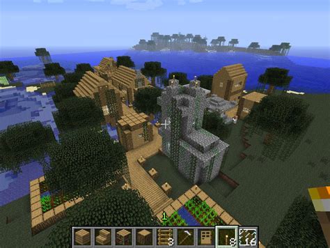 minecraft screenshot - Swamp village 2 by falcon01 on DeviantArt