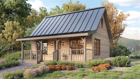 You can buy a tiny home plan on Etsy for $95 - the 'budget modern cabin' includes high ceilings ...