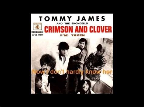 Tommy James & The Shondells — Crimson and Clover — Listen, watch ...