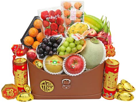 Fruit Basket - 2019 Gourmet Chinese New Year Gift Baskets 0122A2 ...