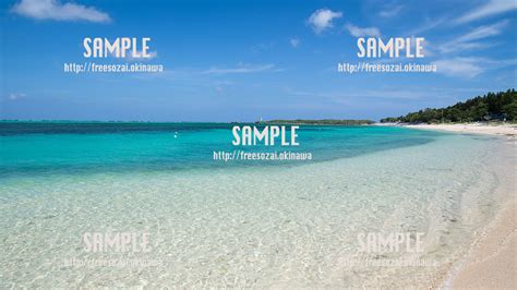 蒼く澄み渡る海 写真素材 | 沖縄のおしゃれな無料写真素材「フリー素材おきなわ」