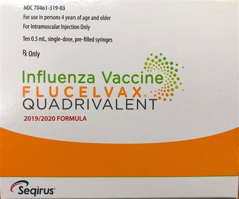 RX ITEM-Flucelvax Seqirus Quad In VIAL 10 DOSE 5ML For 20-21 BY SEQUIRIS