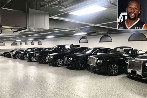 Floyd Mayweather Teases His Garage Looks Like an 'Indoor Dealership'