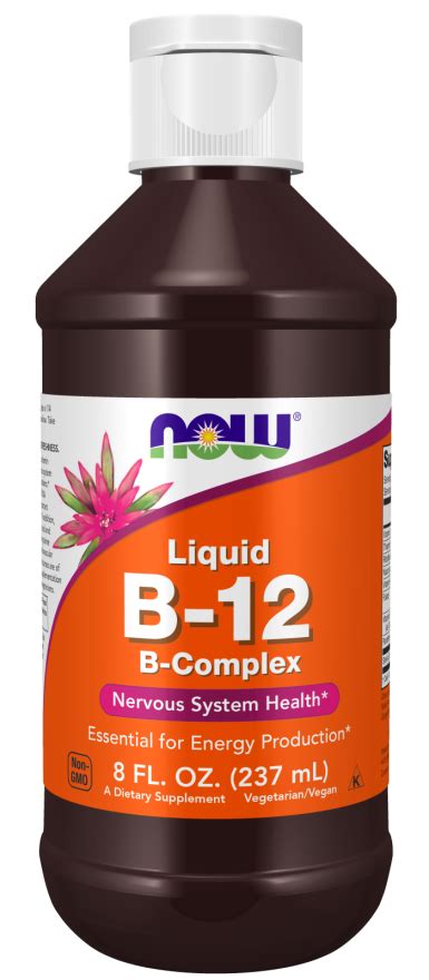 Vitamin B-12 Complex | Liquid Energy Support* | NOW Supplements