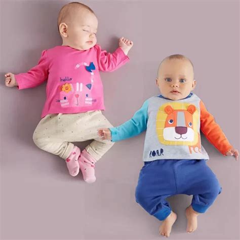 2Pcs Baby Clothing Set Newborn Kids Baby Infant Outfit Long Sleeve Cotton T Shirt+ Pant Clothes ...