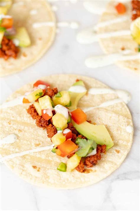 Easy Sweet and Spicy Chorizo Taco Recipe | Julie Blanner