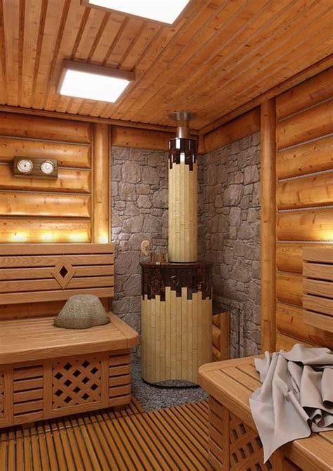 40 Beautiful Sauna Design Ideas For Your Bathroom - HMDCRTN