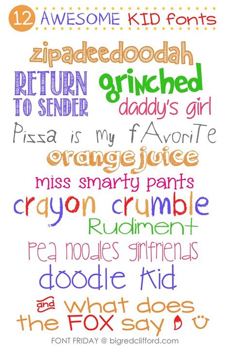 Cool Handwriting Fonts For Girls