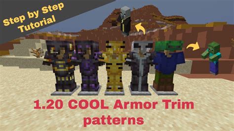 5 Cool Armor Trims for Minecraft 1.20 (NEW Update!) - YouTube