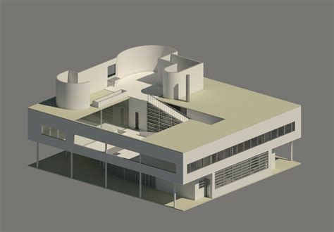 villa savoye 3D model | CGTrader