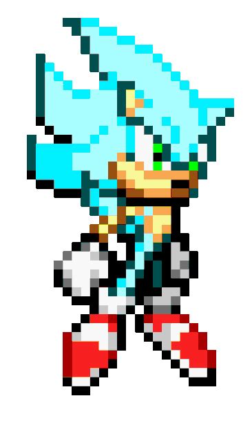 Sonic Super Sonic Pixel Art Maker - vrogue.co