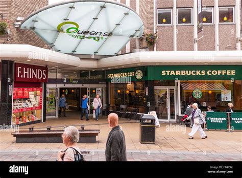 The Queen Street Shopping Centre entrance in Darlington , County Durham , England , Britain , Uk ...