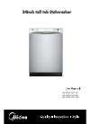 Midea Dishwasher Manuals and User Guides PDF Preview and Download