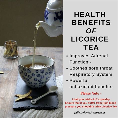 Benefits of Drinking Licorice Tea: One of Nature's Best Medicines - Julie Doherty