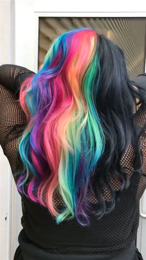 simple hair color | Hair styles, Hair color, Vivid hair color